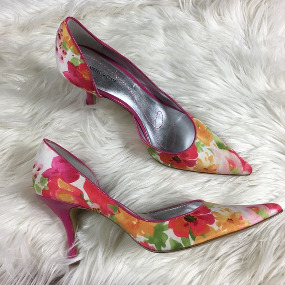 anne klein floral shoes